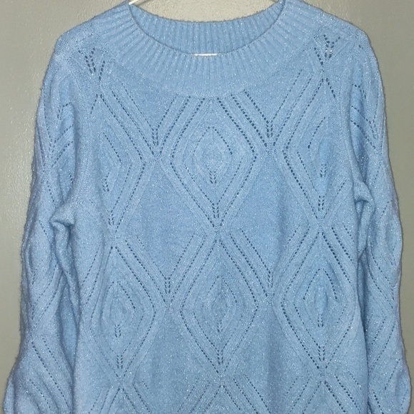 Talbots Sweaters - Talbots Knit Sweater blue sparkly size extra small